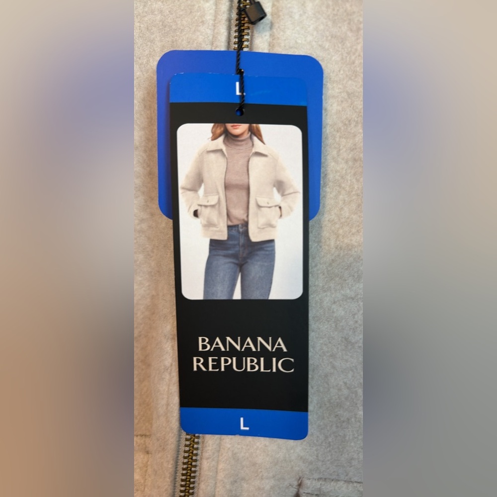 Banana Republic women’s size Large Jacket with Collar NWT - Picture 4 of 10